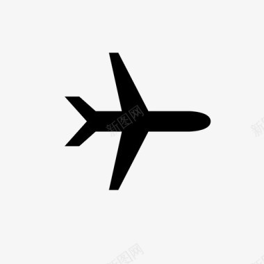 飞机游客机票图标图标
