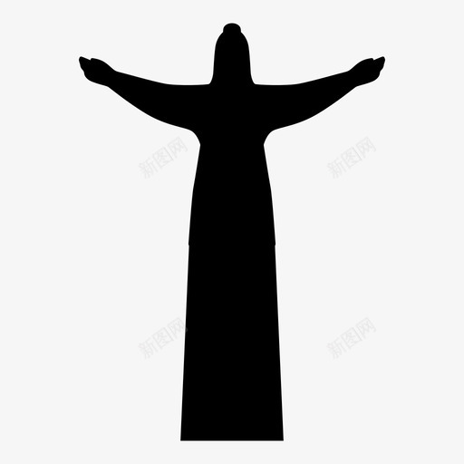 救世主基督身体人物图标svg_新图网 https://ixintu.com 人 人物 妈妈 拥抱 救世主基督 身体 雕像 雕塑