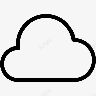 云网络存储天气图标图标