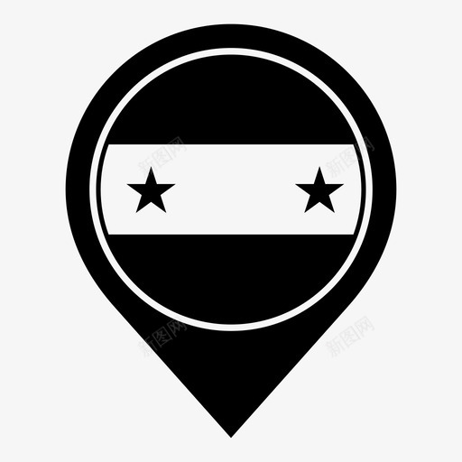 叙利亚国家旗帜图标svg_新图网 https://ixintu.com 世界旗帜 叙利亚 叙利亚国旗 国家 地图标记 拉塔基亚 旗帜 阿勒颇 阿拉伯共和国 阿拉伯沙漠