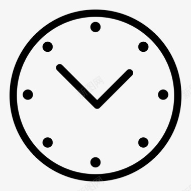 时钟关门时间探视时间图标图标