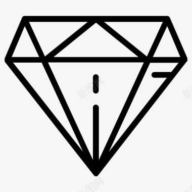 钻石产品类别商业图标图标