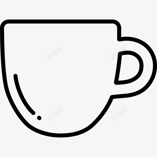 浓缩咖啡杯马克杯早晨图标svg_新图网 https://ixintu.com 咖啡 早晨 早餐 浓缩咖啡杯 热咖啡 玻璃杯 茶 马克杯