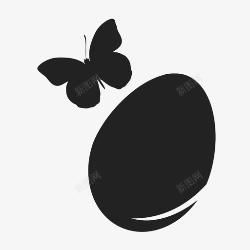 easter egg图标svg_新图网 https://ixintu.com easter egg