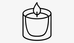 教堂蜡烛祈祷蜡烛宗教纪念图标高清图片