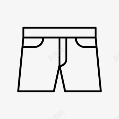 采购产品短裤夏天口袋图标图标