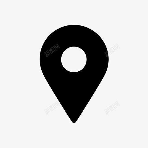 地图标记路线地点svg_新图网 https://ixintu.com 位置 地图标记 地点 地理 导航 指示 方向 路径 路线