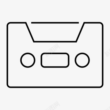 盒式磁带1980年代媒体图标图标