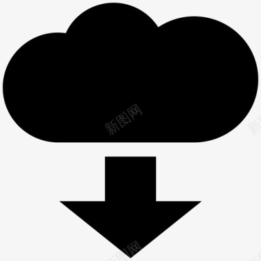 云在线存储从云图标图标