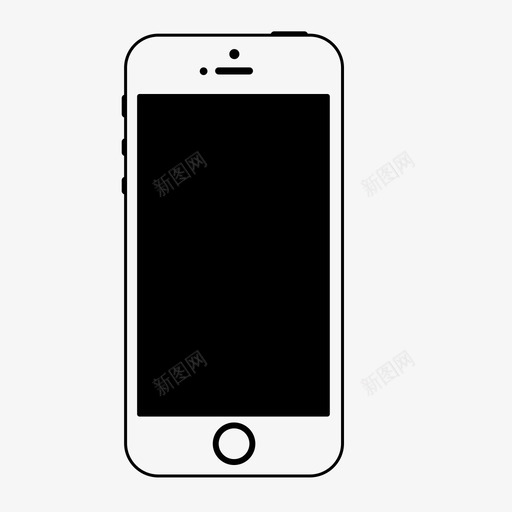 智能手机屏幕iphone6图标svg_新图网 https://ixintu.com iphone6 小工具 屏幕 应用程序 手机 智能手机 设备 通信 通话