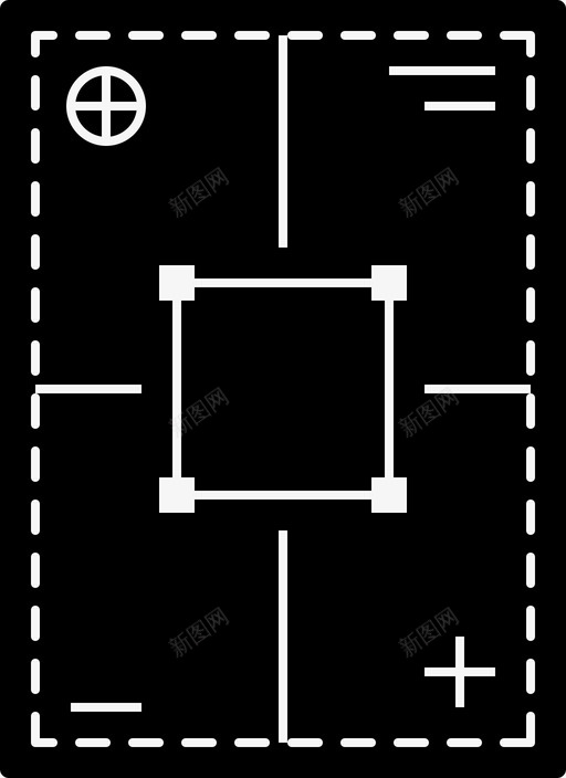 蓝图纸张页面图标svg_新图网 https://ixintu.com lil纸张 图表 字母 布局 文档 纸张 线条 蓝图 虚线 页面