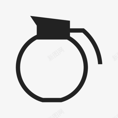 水壶早餐咖啡图标图标