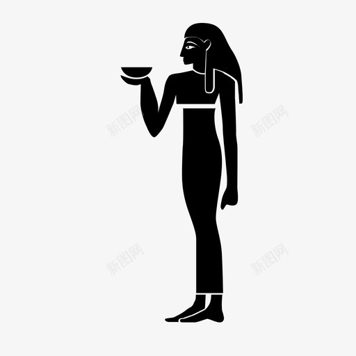象形文字的女人浅浮雕走路像个图标svg_新图网 https://ixintu.com 侧身 埃及 埃及女人 女性 浅浮雕 象形文字 象形文字的女人 走路像个