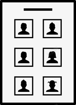 人员名册照片花名册团队照片id图标高清图片
