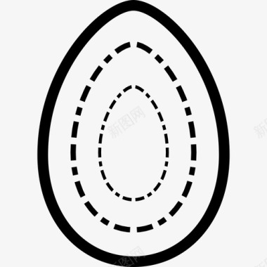 复活节彩蛋宗教节日节日装饰图标图标