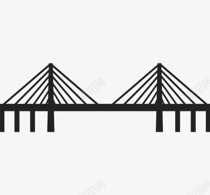 伦纳德p扎金邦克山纪念桥图标图标