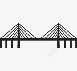 金邦伦纳德p扎金邦克山纪念桥图标高清图片
