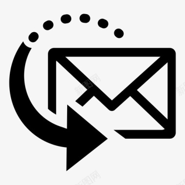 邮件传递箭头电子邮件图标图标