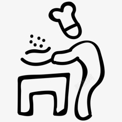 炊事烹饪厨师炊事员图标高清图片