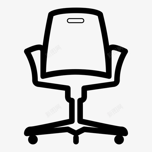 办公椅座位坐图标svg_新图网 https://ixintu.com 任务 办公椅 坐 工作 座位 房间 轮子 轮椅