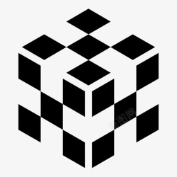 递归3d分形mandelbrot集重复图标高清图片