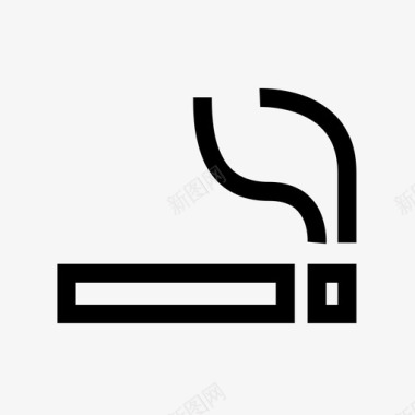 烟雪茄汽车零件图标图标