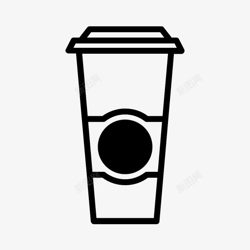 一大杯咖啡图标svg_新图网 https://ixintu.com 一大杯咖啡