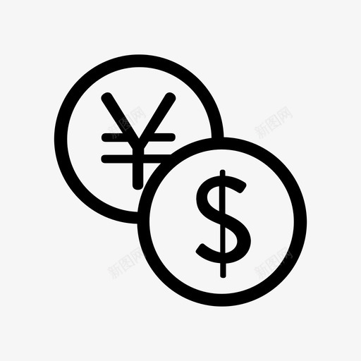外汇汇率商业美元图标svg_新图网 https://ixintu.com 价值 商业 外汇汇率 日元 日经 纳斯达克 网上购物 美元 货币