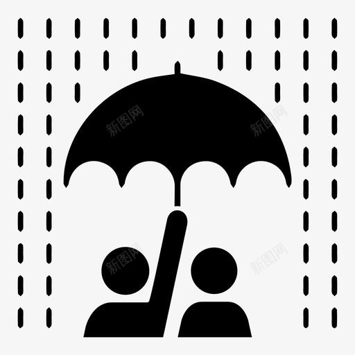 雨天气信任图标svg_新图网 https://ixintu.com 信任 分享 友谊 可靠性 天气 干燥 承诺 支持 社会关怀 雨