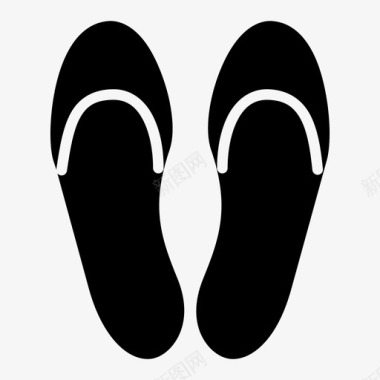 拖鞋骡子运动鞋图标图标