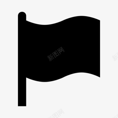 旗帜目标标记图标图标