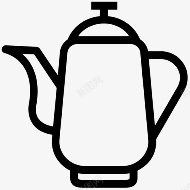 水壶卡利塔茶壶图标图标