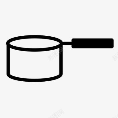 酱汁锅器皿锅图标图标