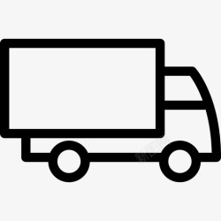 工地运输卡车卡车车辆货车图标高清图片