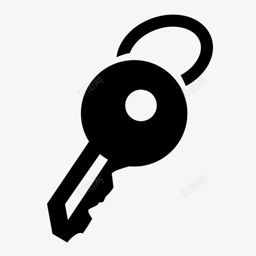 钥匙制栓齿图标svg_新图网 https://ixintu.com 制栓 安全 密码 戒指 解锁 钥匙 锁定 黄铜 齿