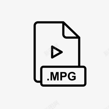 mpg文件文件维护文件图标图标