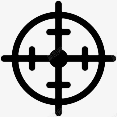 十字光标目标射击目标图标图标