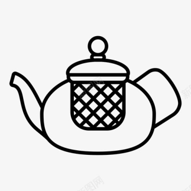 茶壶下午茶不溢图标图标