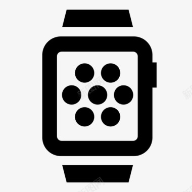 apple watch联网设备腕带图标图标