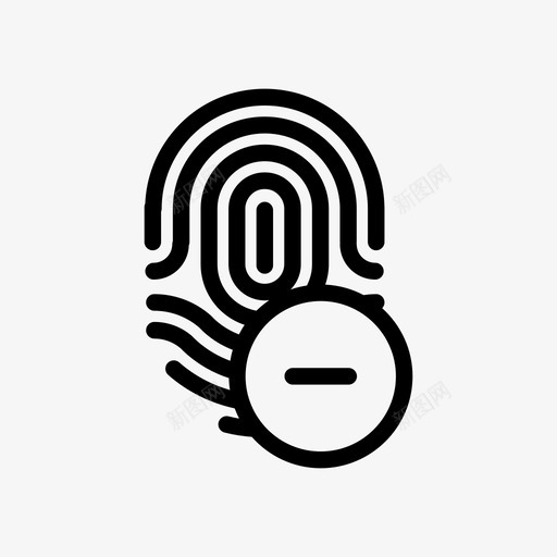 指纹移除触摸传感器图标svg_新图网 https://ixintu.com iphone 个人 传感器 安全 屏幕 扫描 指纹 指纹移除 触摸 身份