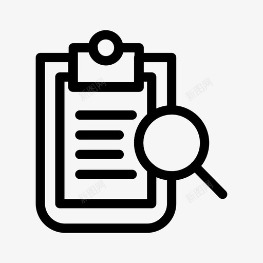 预览文本调查图标svg_新图网 https://ixintu.com 便笺 搜索 放大镜 文本 文档 纸张 调查 页面 预览