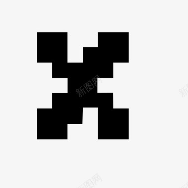 x 像素字母7 x高图标图标
