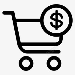 转移支付的标志购物车商店购物袋图标高清图片
