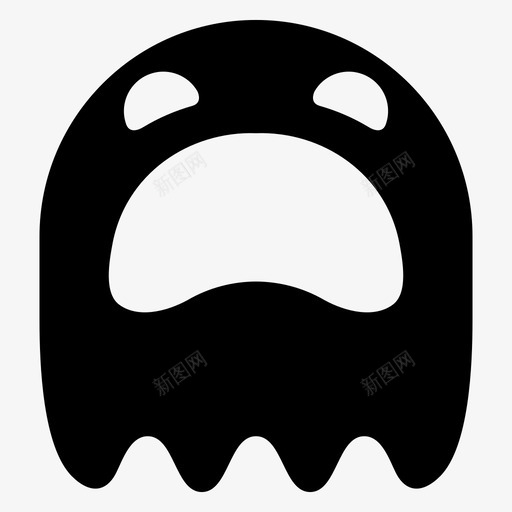 鬼魂精灵灵魂图标svg_新图网 https://ixintu.com 万圣节 怪物 恐怖 死亡 灵魂 灵魂出窍 生物 痛风 精灵 鬼魂