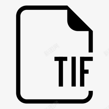 tif文件文档扩展名图标图标