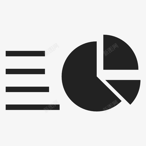 条形图统计演示图标svg_新图网 https://ixintu.com 业务 信息 办公室 图表 工作 数据 条形图 演示 组织 统计