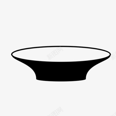 盘子碗餐具图标图标
