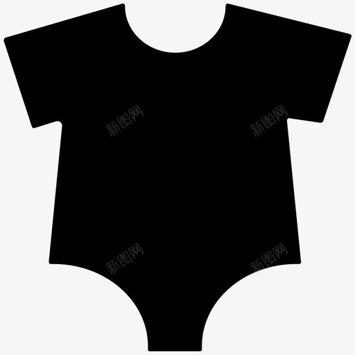 婴儿服装儿童服装服装图标svg_新图网 https://ixintu.com 儿童服装 婴儿服装 服装