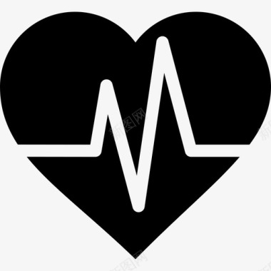 心跳心率生命体征图标图标