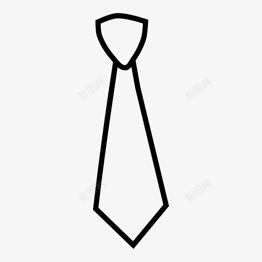 采购产品领带男装正式图标svg_新图网 https://ixintu.com 合身 整洁 服装 正式 男装 衣服和衣服涂鸦 配件 采购产品领带